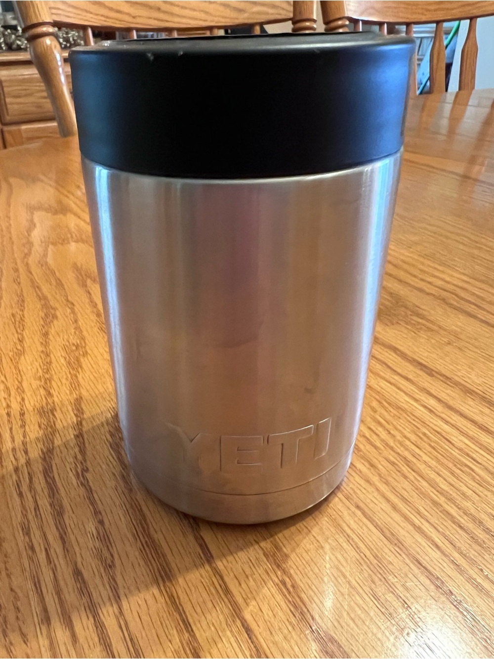 Yeti Silver Stainless Steel Koozie